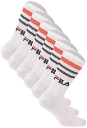 Unisex Socken 6 Paar - Street, Sport, Lifestyle, Socks Set, Stripes, 35-46 Wei 39-42 (6-8 UK)