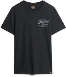 Herren T-Shirt - Classic VI Heritage Chest Tee , Logo, Rundhals, einfarbig Schwarz M