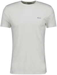 Herren T-Shirt - CONTRAST LOGO, Rundhals, kurzarm, Baumwolle, Logo-Stickerei Wei XL