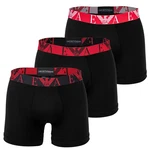 Emporio Armani Boxershorts 3er Pack BOLD MONOGRAM Schwarz
