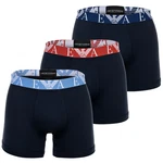 Emporio Armani Boxershorts 3er Pack BOLD MONOGRAM blau/marine