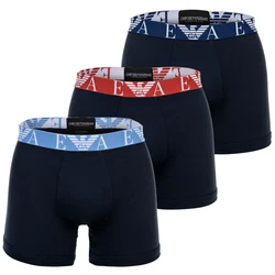 Emporio Armani Boxershorts 3er Pack BOLD MONOGRAM blau/marine