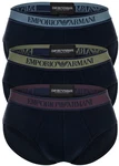 Emporio Armani Slip Core Logoband 3er Pack blau/marine