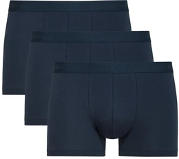 Herren Boxershorts, 3er Pack - Natural Benefit, Elastikbund, Single Jersey Dunkelblau XXL (58/60)