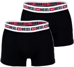 Diesel Herren Boxershorts 2er Pack UMBX-SHAWN TWO PACK Schwarz