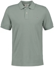 Herren Poloshirt - SLIM SHIELD PIQUE POLO, Kurzarm, Knopfleiste, Logo Grn (Dry Green) 2XL