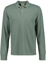 GANT Herren Poloshirt Regular Shield Longsleeve Pique Rugger Grün