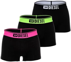 Diesel Boxer Herren 3er Pack UMBX-DAMIENTHREEPACK Schwarz/Grn/Pink