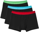 CALIDA Herren Boxershorts Natural Benefit schwarz/grn/blau/rot