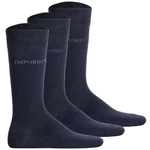 Emporio Armani Herren Socken 3er Pack CASUAL COTTON Marine