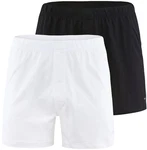 CALIDA Herren Jersey Boxershorts 2er Pack Cotton Code Weiß/Schwarz