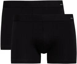 CALIDA Herren Boxershorts 2er Pack Cotton Code Schwarz