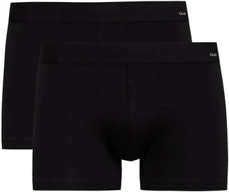 CALIDA Herren Boxershorts 2er Pack Cotton Code Schwarz