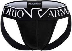 Emporio Armani Herren Jockstrap Megalogo Schwarz