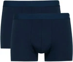 CALIDA Herren Boxershorts 2er Pack Cotton Code Dunkelblau