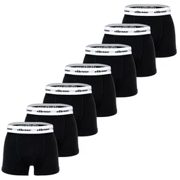 Herren Boxer Shorts, 7er Pack - Scopello 7 Pack Boxer Shorts, Logo, Cotton Stretch Schwarz M