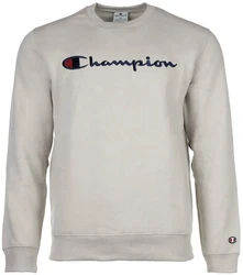 Champion Crewneck Sweatshirt Schwarz/Beige