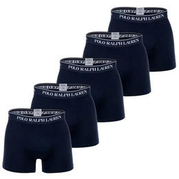 POLO Herren Boxer Shorts, 5er Pack - CLSSIC TRUNK-5 PACK, Cotton Stretch, Logobund Dunkelblau S