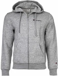 Champion Herren Sweatjacke Hooded Full Zip Sweatshirt Grau meliert/grau meliert