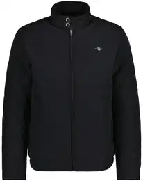 Herren Steppjacke - QUILTED WINDCHEATER, Reiverschluss, Stehkragen, Logo Schwarz L