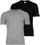 Champion T-Shirt 2Pack Crew-Neck Authentic Athletic Apparel (2-tlg.) Dunkelgrau/Schwarz/Grau/Hellgrau/Dunkelblau