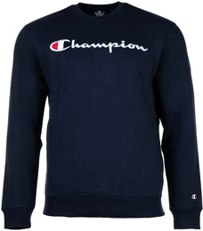 Herren Sweatshirt - Crewneck Sweatshirt, Langarm, Logo, einfarbig Dunkelblau 2XL