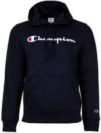 Herren Hoodie - Hooded Sweatshirt, Pullover, Logo, Kapuze, einfarbig Dunkelblau 2XL