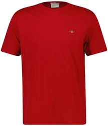 GANT Herren T-Shirt REGULAR SHIELD Rot (Ruby)