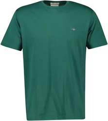 GANT Herren T-Shirt REGULAR SHIELD grün