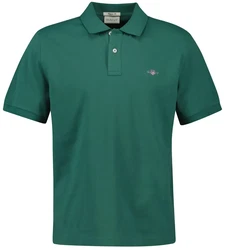 GANT Herren Poloshirt REGULAR SHIELD Grün