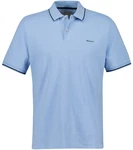 Gant Tipping Pique Rugger Poloshirt Blau (Capri)/blau (capri)