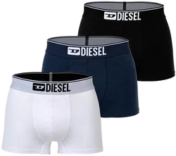 Diesel Boxer Herren Boxershorts 3 Pack UMBX-DAMIENTHREEPACK Schwarz/Weiß/Dunkelblau