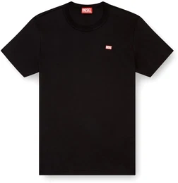 Herren T-Shirt - T-MIEGOR, Kurzarm, Rundhals, Baumwolle, Logo, einfarbig Schwarz XL