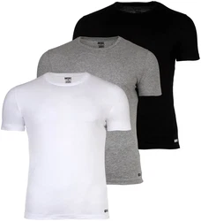 Diesel T-Shirt 3er Pack RANDAL Unterhemd Schwarz/Grau/Weiß