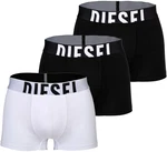 Diesel Herren Boxershorts 3er Pack DAMIEN-D-POP Schwarz/Weiß