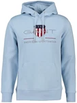 Gant Hoodie REG ARCHIVE SHIELD HOODIE Hellblau/Blau/Grau