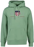 Gant Hoodie REG ARCHIVE SHIELD HOODIE Grün/Dunkelgrün/Hellgrün