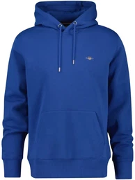 Herren Hoodie - REGULAR SHIELD HOODIE, Kapuzen-Sweatshirt, Baumwoll-Mix Blau (Rich Blue) M