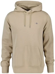 Herren Hoodie - REGULAR SHIELD HOODIE, Kapuzen-Sweatshirt, Baumwoll-Mix Beige (Dry Sand) M