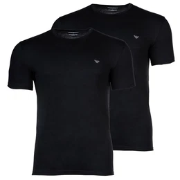 Herren T-Shirt, 2er Pack - ENDURANCE, Rundhals, Regular Fit, Stretch Cotton Schwarz 2XL