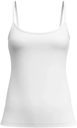 Damen Spaghettitop - Essential Cotton, Unterhemd, Top, Jersey, einfarbig Wei M (44/46)