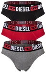 DIESEL Slip UMBR-ANDRETHREEPACK grau/rot/schwarz
