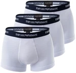EMPORIO ARMANI Herren Boxershorts Basic Pants Cotton Stretch Trunk Wei
