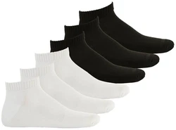 Converse Herren Socken Pack - Quarter Logo Schwarz/Weiß