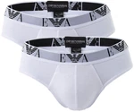 Emporio Armani Herren Slips Stretch Cotton Briefs 2er Pack Wei