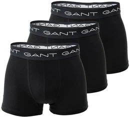 Herren Boxer Shorts, 3er Pack - Trunks, Cotton Stretch Schwarz S