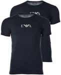 Emporio Armani Herren T-Shirt Vorteilspack Crew Neck Rundhals Stretch Cotton EA Logo Marine