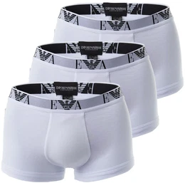 Herren Shorts 3er Pack - Trunks, Pants, Unterwsche, Stretch Cotton wei S