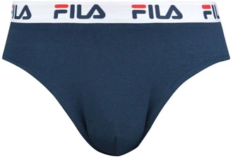 FILA Herren Slips im Pack - Briefs Logobund Urban Cotton Stretch einfarbig Marine