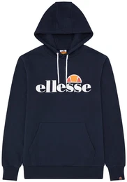 Herren Hoodie GOTTERO - Sweatshirt, Sweater, Kapuze, Langarm, Logo-Print Dunkelblau XS